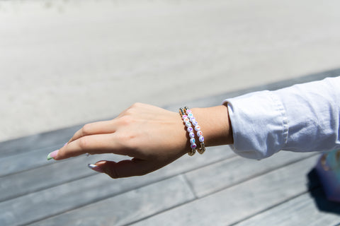 'Breathe' Bracelet Set - Gold