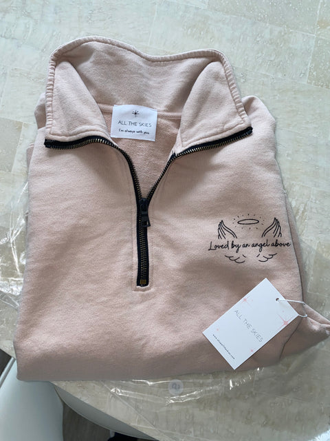 Loved By An Angel Half Zip