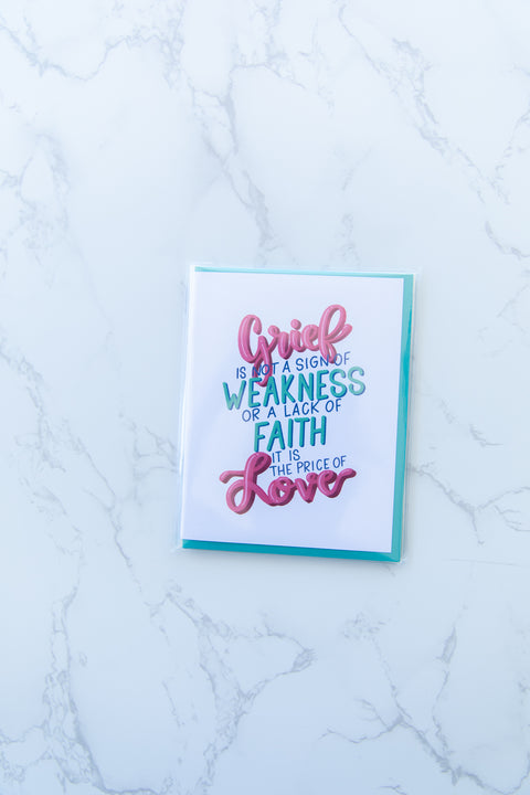 Price of Love - Sympathy Card